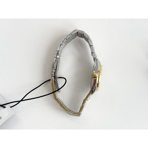 NEW Citizen Corso Eco-Drive Dual Silver & Gold Toned Watch 27mm EW2299-50A - Picture 5 of 14